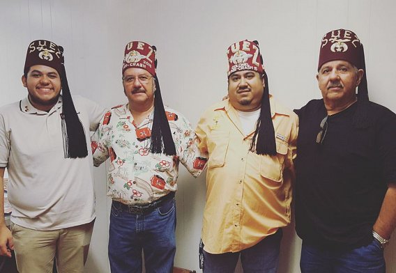 a family of Shriners